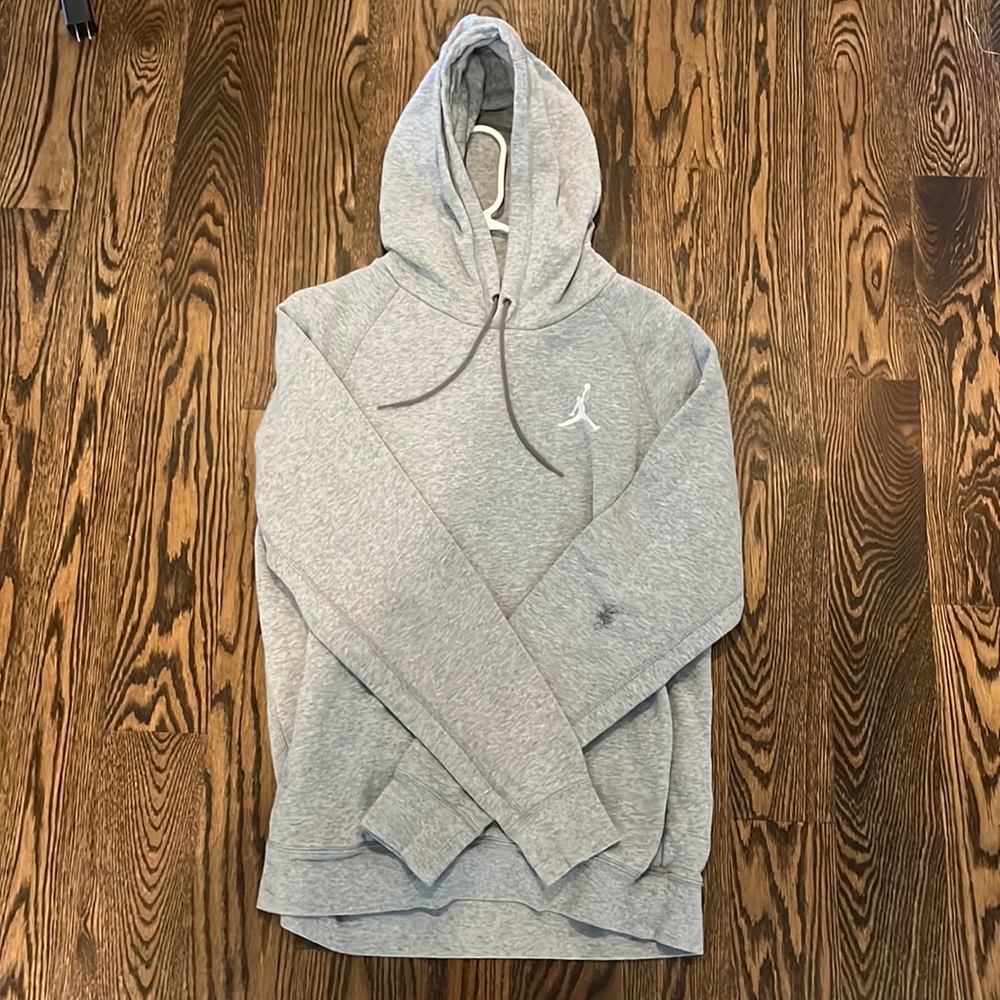Gray Jordan Hoodie.